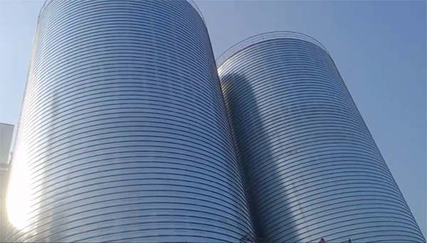 莺歌海镇2座混凝土高架卷板仓